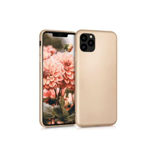 Apple Iphone 11 Uyumlu Yumuşak Silikon Kılıf Gold