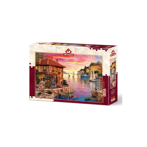 Art Puzzle 1500 Parça Akdeniz Limanı 5374
