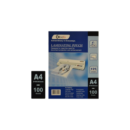 Bafix Laminasyon Filmi A4 125 MIC 100 LÜ 216-303