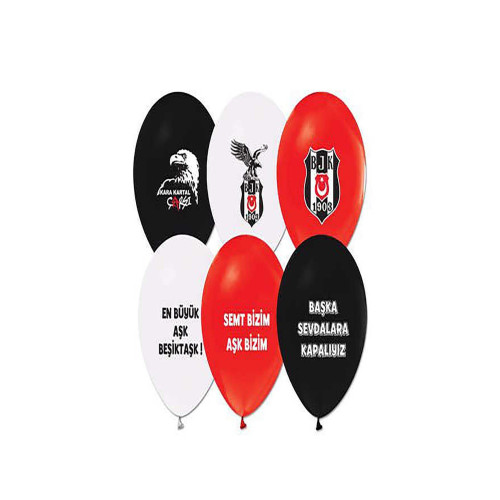 Balonevi Balon Beşiktaş Lisanslı Baskılı 100 LÜ 0698
