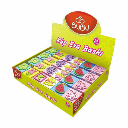 Bubu Küp Eva Baskı Seti Model 2 (24`lü Sınıf Paketi)