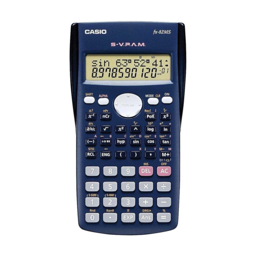 Casio Hesap Makinası Bilimsel 2 Satır Ekran 240 Fonksiyon FX-82MS