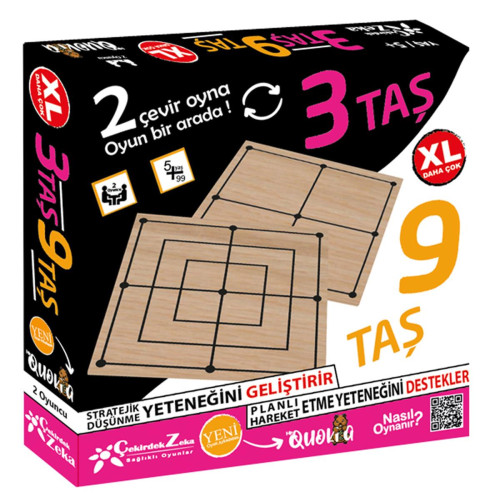 Çekirdek Zeka 3 Taş - 9 Taş