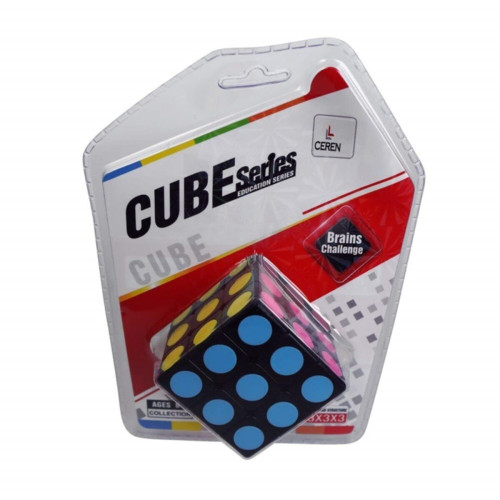 Rubik Zeka Küpü 3x3x3 Cm 54 Kare Sabır Küpü Kaliteli Boyası Çıkmaz