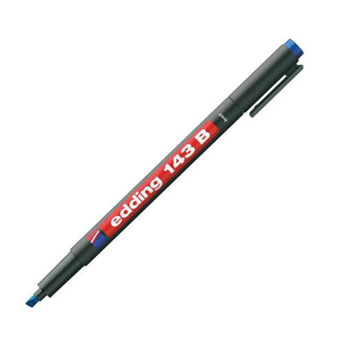 Edding Asetat Kalemi Permanent B Seri 1-3 MM Kırmızı 143 B