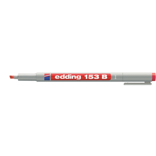 Edding Asetat Kalemi Permanent B Seri Kırmızı 153 B