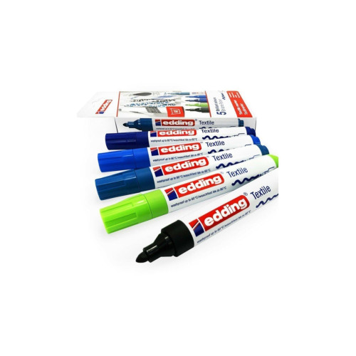 Edding Kumaş Boyama Kalemi Cool 5 Lİ E-4500