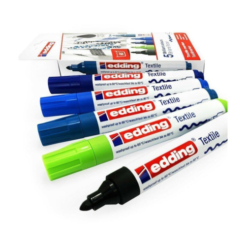 Edding Kumaş Boyama Kalemi Cool 5 Lİ E-4500