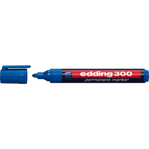 Edding Markör Permanent 1.5-3 MM Mavi Yuvarlak Uçlu 300