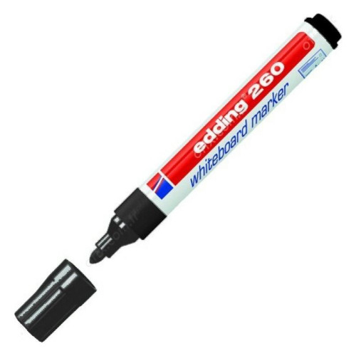 Edding Tahta Kalemi Yuvarlak Uçlu 1.5-3MM Siyah 260