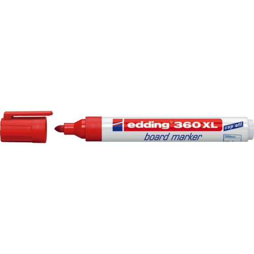 Edding Tahta Kalemi Yuvarlak Uçlu Kırmızı 360 XL