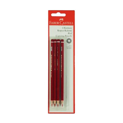 Faber-Castell 4 Kırmızı Kopya Boya Kalemi