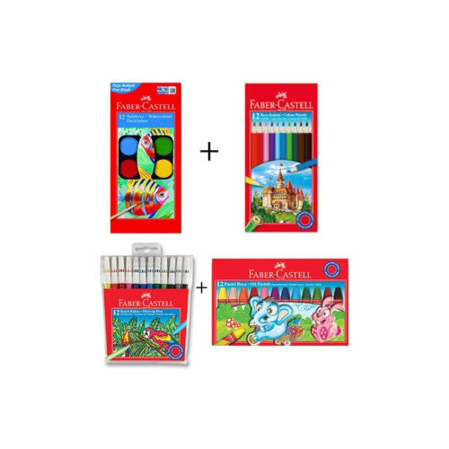 Faber Castell 4'lü Boyama Seti