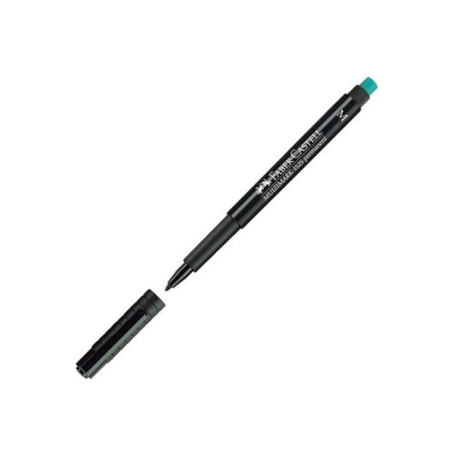 Faber-Castell Asetat Kalemi Permanent M Seri Siyah 15 25 99