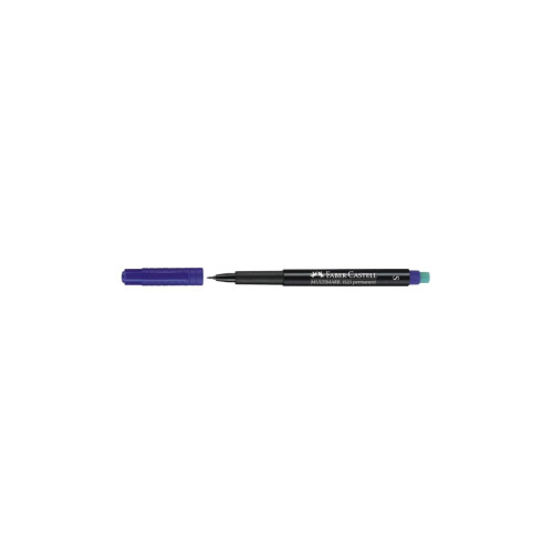 Faber Castell Faber-Castell Multimark Asetat Kalemi Permanent S Seri Mavi 1523 51 (10 Lu Kutu)