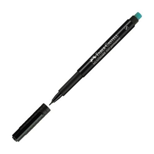 Faber Castell Faber-Castell Asetat Kalemi Permanent S Seri Siyah 1523 99 (10 Lu Paket)