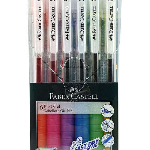 Faber-Castell Jel Kalem Fast 0.7 MM 6 Lı Poşet