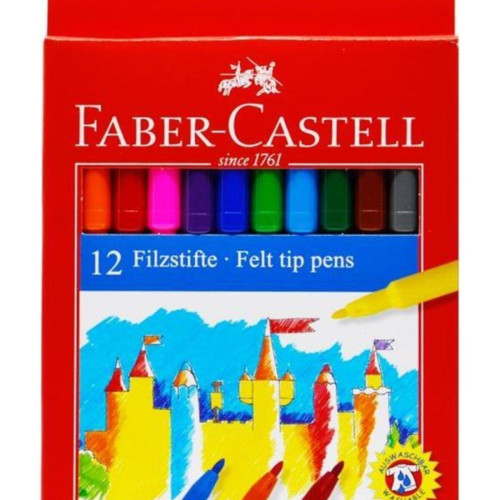 Faber-Castell UniColor Keçeli Kalem 12'li