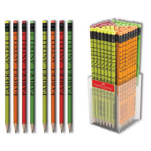 Faber Castell Style Silgili Yuvarlak Kurşun Kalem 72 Li Paket