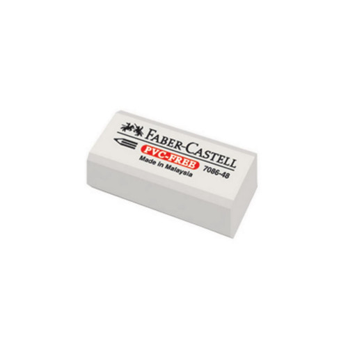 Faber-Castell Öğrenci Silgisi Beyaz Silgi 48'li (1 Paket 48 Adet)