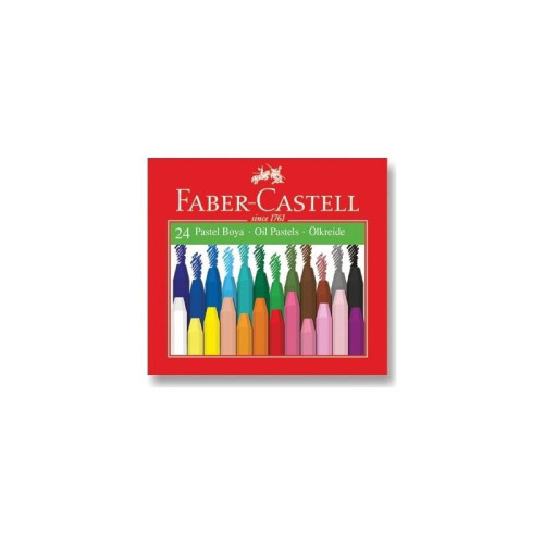 Faber-Castell Pastel Boya Red Line Karton Kutu Köşeli 24 Renk 5282 125324
