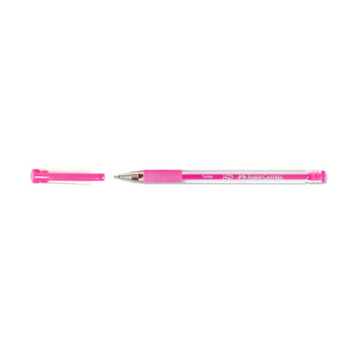 Faber-Castell Tükenmez Kalem 0.7 MM İğne Uç Pembe ( 10 Lu Kutu ) 5215 142515