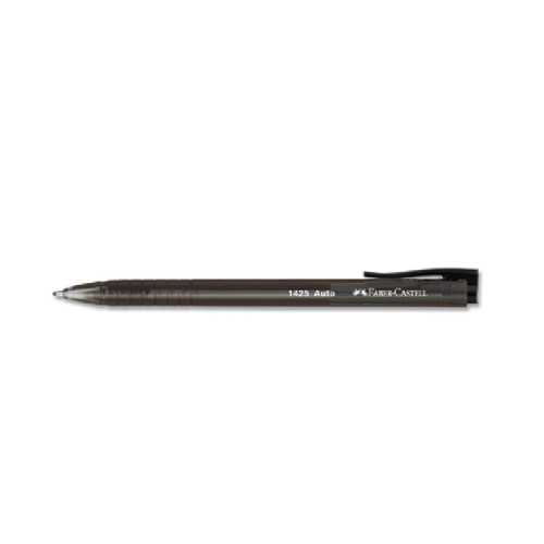 Faber-Castell Tükenmez Kalem 1425 Auto 1.0 MM Bilye Uç Siyah ( 10 Lu Kutu ) Basmalı 5211 545599
