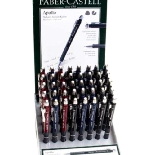 Faber-Castell Versatil Kalem Apollo 0.5-0.7 MM Klasik Renkler ( 40 Lı Stand ) 23 25 43