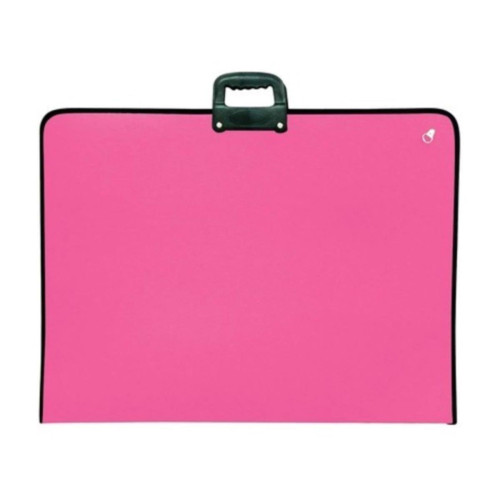 Fanart Teknik Resim Çantası Fermuarlı Askılı 38x53 Pembe F-9510