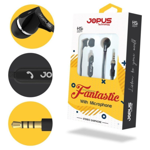 Jopus Fantastic Kulakiçi 3,5 mm Jack Mikrofonlu Kulaklık