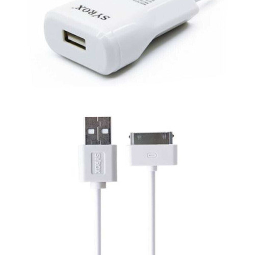 Syrox Iphone 4s Usb Ev Şarj Aleti 1.0a Syrox Usb Power Adaptör 3G/3Gs/4G/4Gs