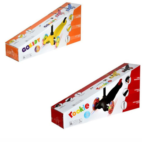 Gokidy Rookie 3 Tekerli Scooter Işıklı Scooter Frenli