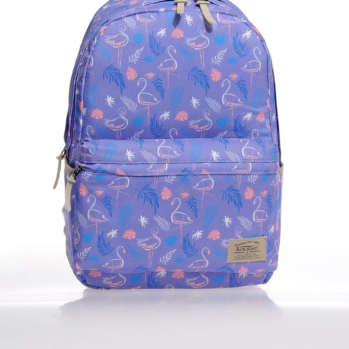 Kaukko Flamingo Okul Sırt Çantası Lila K1129