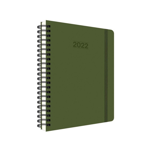 Keskin Color 2022 Spiralli Pronot Günlük Ajanda Forest 17x24 Cm