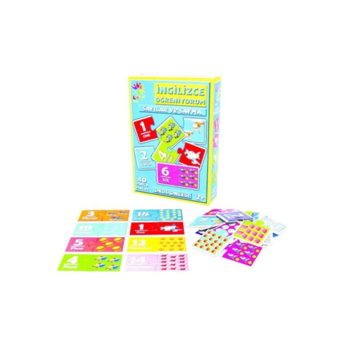 Laço Kids Puzzle 40 Parça Sayılar Ve Sayma LCEGT002