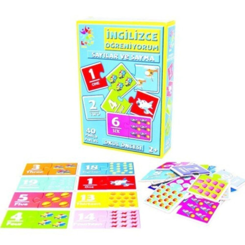 Laço Kids Puzzle 40 Parça Sayılar Ve Sayma LCEGT002