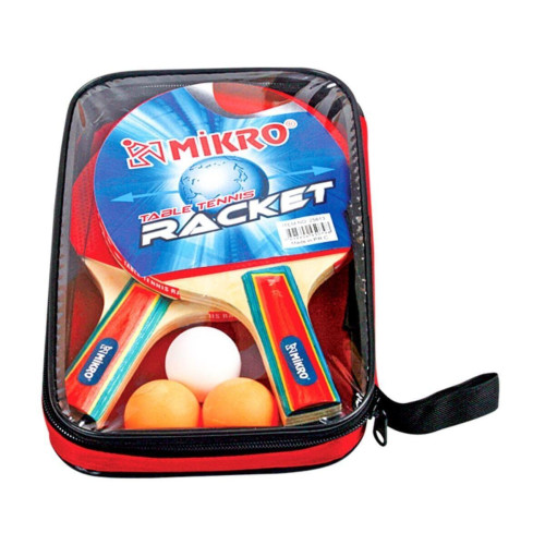 Mikro Masa Tenisi Raketi Çiftli Çantalı Mball 25613