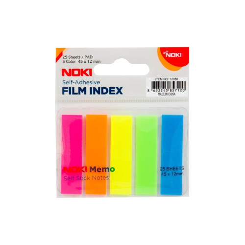 Noki Memo 12050 Yapışkanlı Film İndex Yapuışkanlı Ayraç 45 X 12 Mm