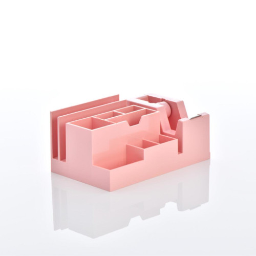 Ops Masa Seti Kalemlik Bant Makinalı Plastik Pastel Pembe KLM 301