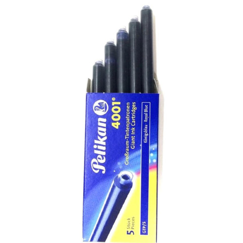 Pelikan 4001 Dolma Kalem Kartuşu Dev Royal Siyah (5'li Kutu)