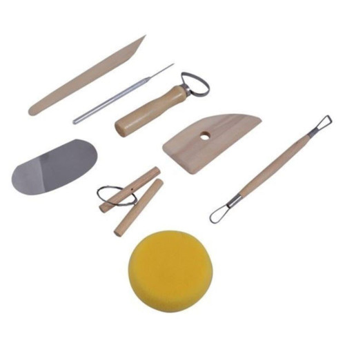 Rich Seramik Başlangıç Seti 8 Parça (Potery Tool Kıds)