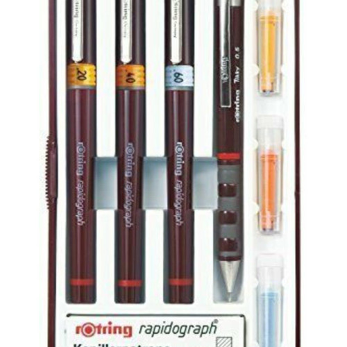 Rotring Rapido Kalemi Junior Set 3+1 0.2-0.4-0.6 MM S0699340