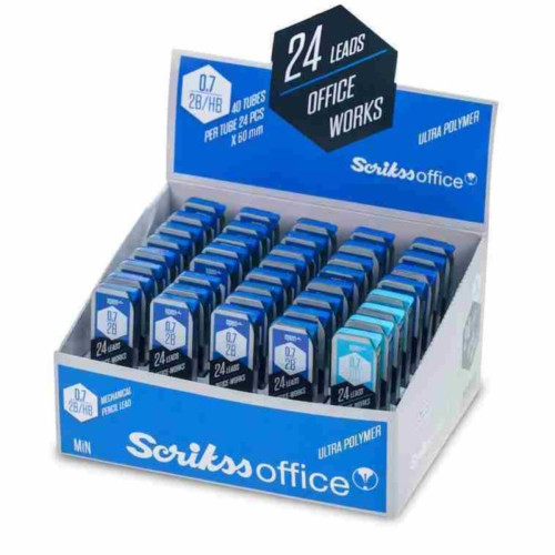 Scrikss Sl-24 Versatil Kalem Ucu Min 0.7 Mm Stand 40 Lı