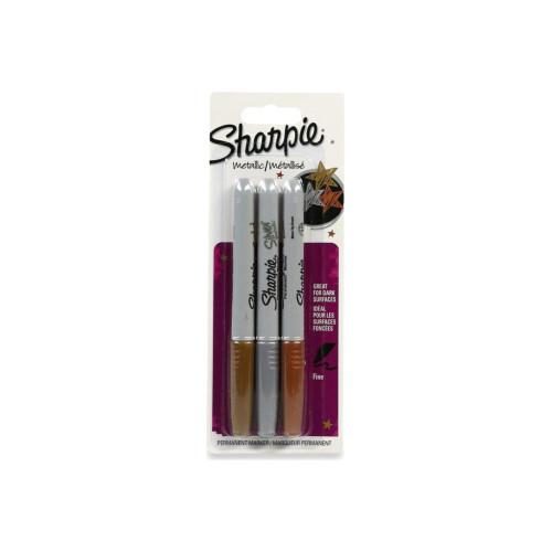 Sharpie Markör Boya Metalik Karışık Renk 3 LÜ 2024305