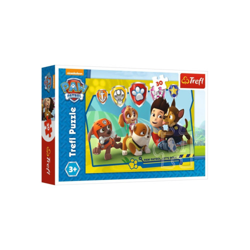 Trefl Çocuk Puzzle Ryder And Friends, Paw Patrol 30 Parça Puzzle