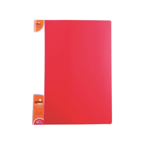 Umix Katalog (Sunum) Dosya Basic 10 LU Kırmızı U1141P-KI