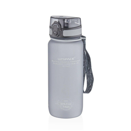 Uzspace Vagon Life Tritan Bpa Free 650 Ml Matara Suluk Gri