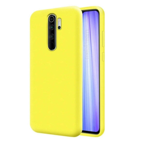 Xiaomi Redmi Note 8 Pro Yumuşak Silikon Kılıf Premium Sarı
