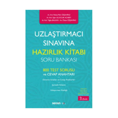 Uzlaştırmacı Sınavına Hazırlık Kitabı Soru Bankası