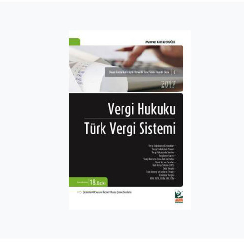 Vergi Hukuku – Türk Vergi Sistemi